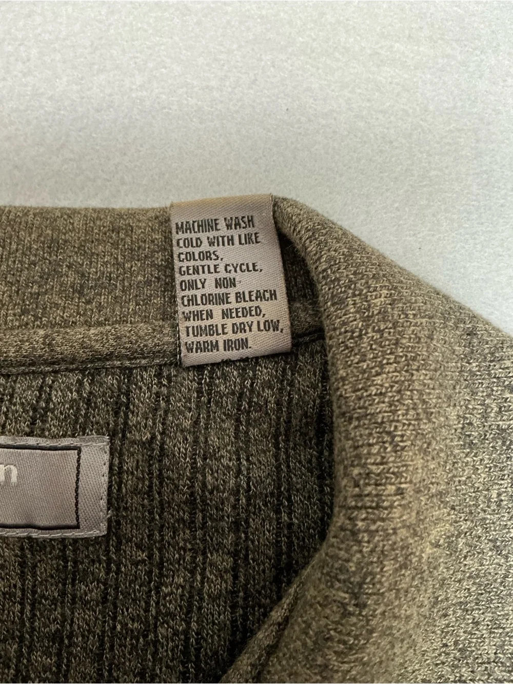 VTG Pierre Cardin Earthtone Ribbed Polo Sweater Long Sleeve Brown Grandpa XL